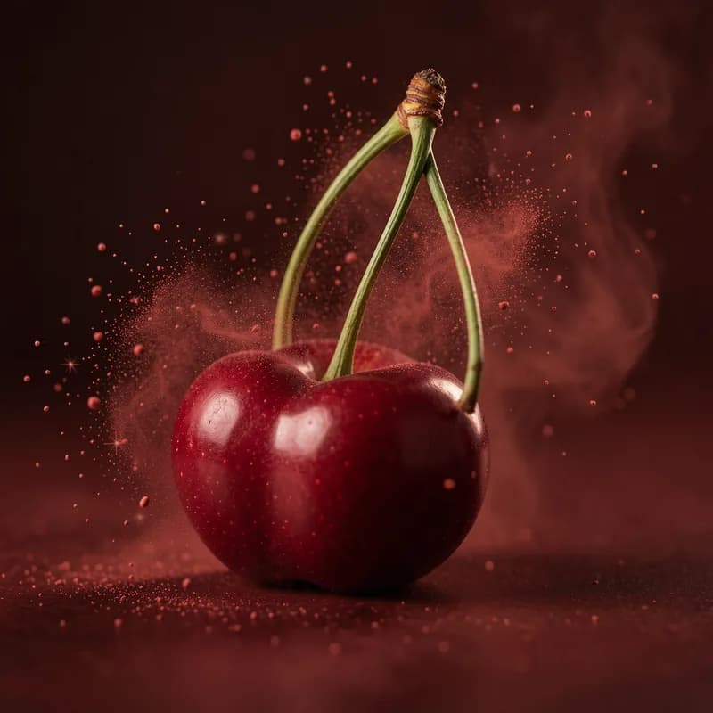 Dust Motes and Cherry Red