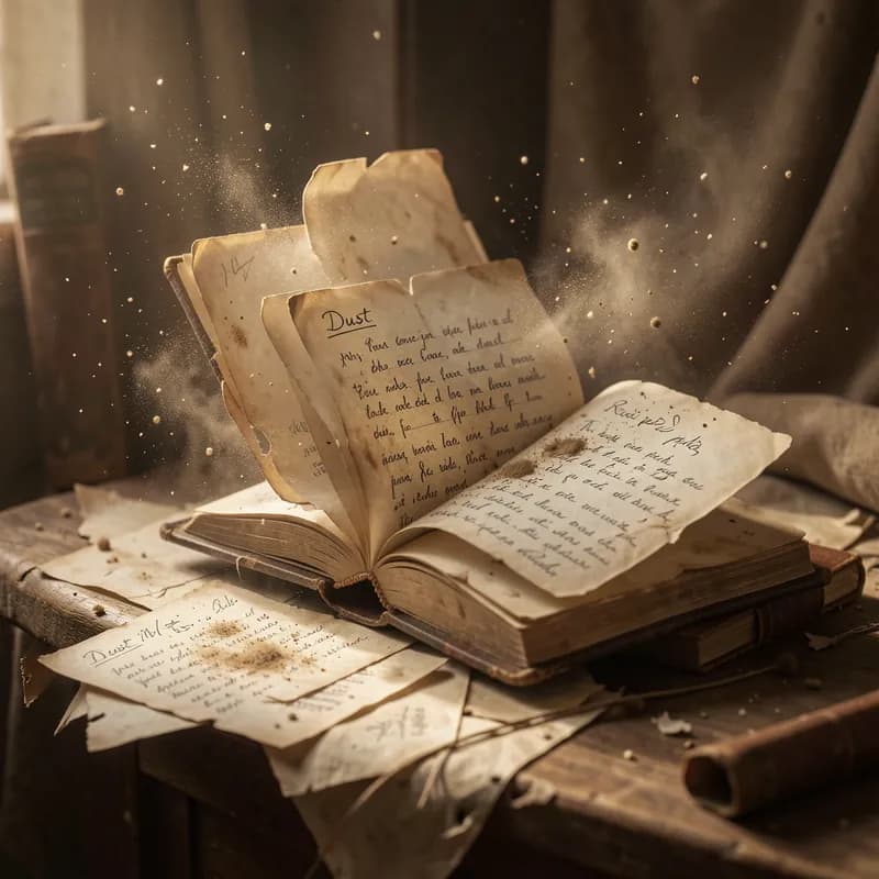 Dust Motes and Recipe Cards