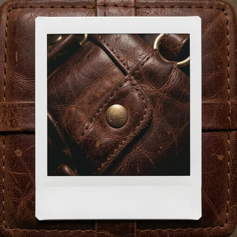 Polaroid in the Leather