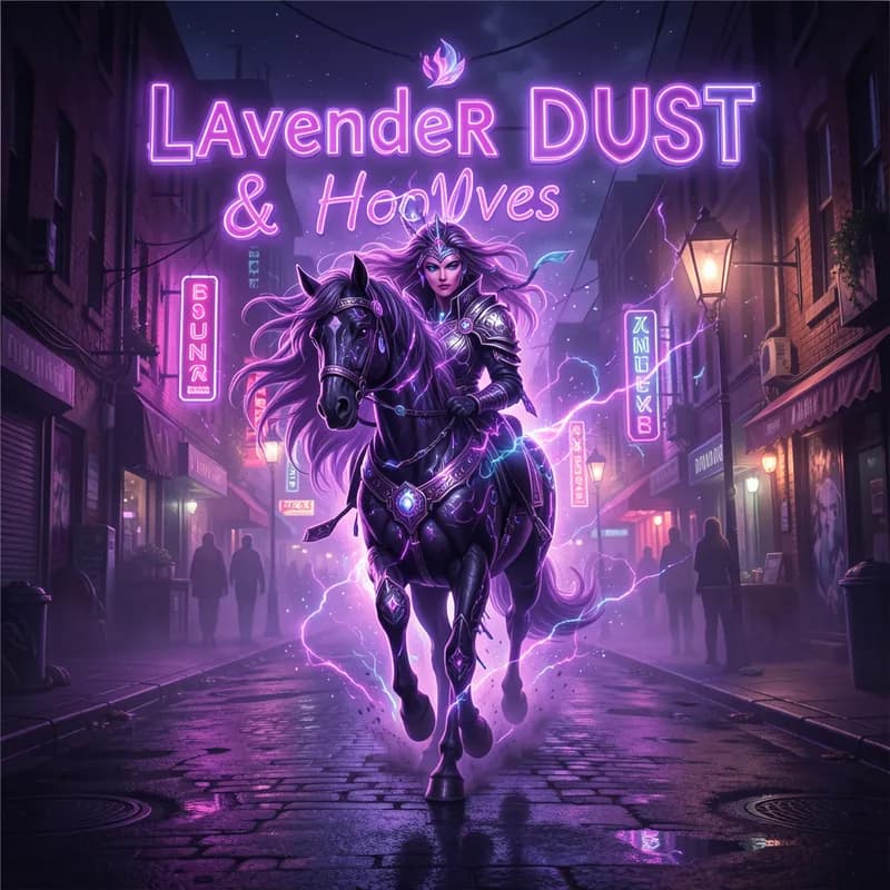 Lavender Dust & Neon Hooves