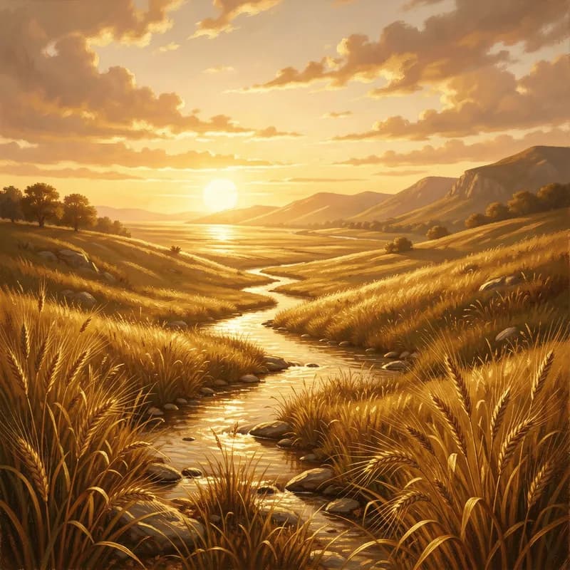 Sun-Warmed Gold