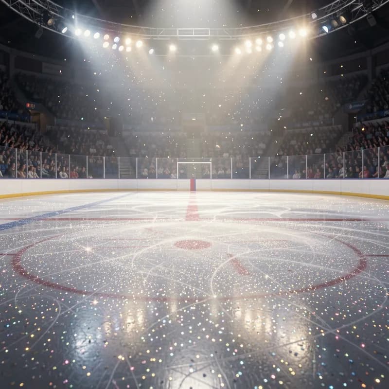 Glitter on the Rink
