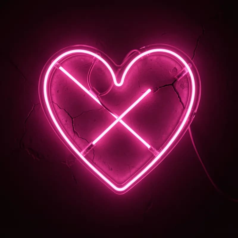 Pink Strobe Heart
