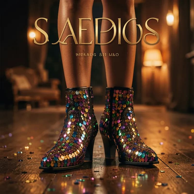 Sequin Boots