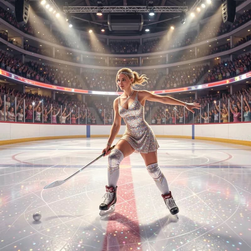 Glitter on the Rink