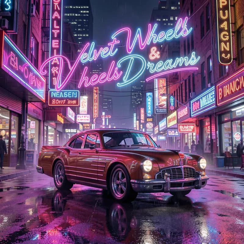 Velvet Wheels & Neon Dreams