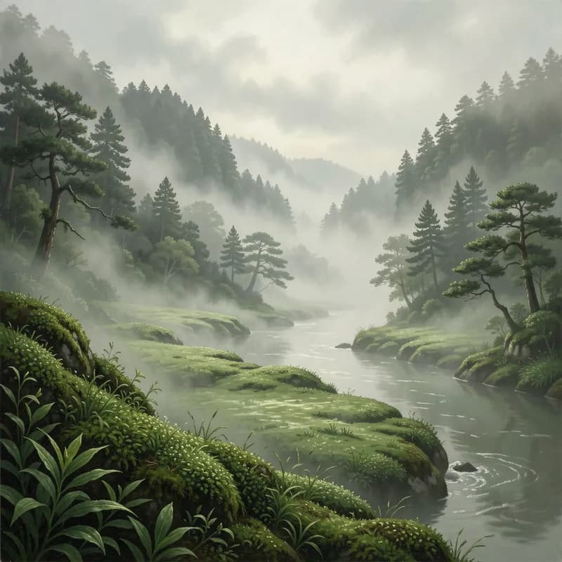 Matcha and Mist