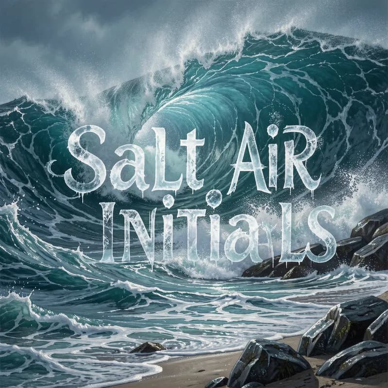Salt Air Initials