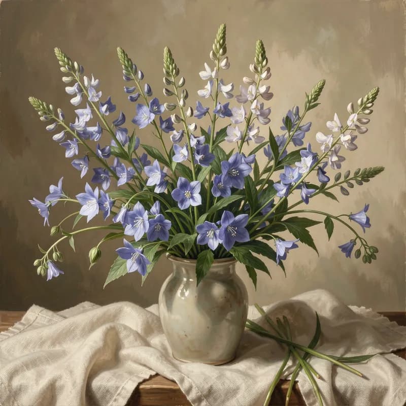 Larkspur and Linen