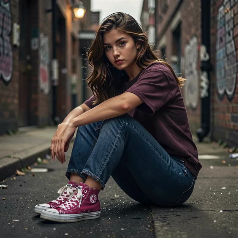 Scuffed Sneakers