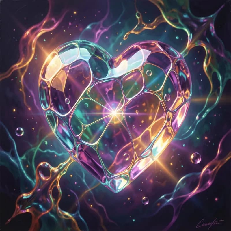Liquid Crystal Heart