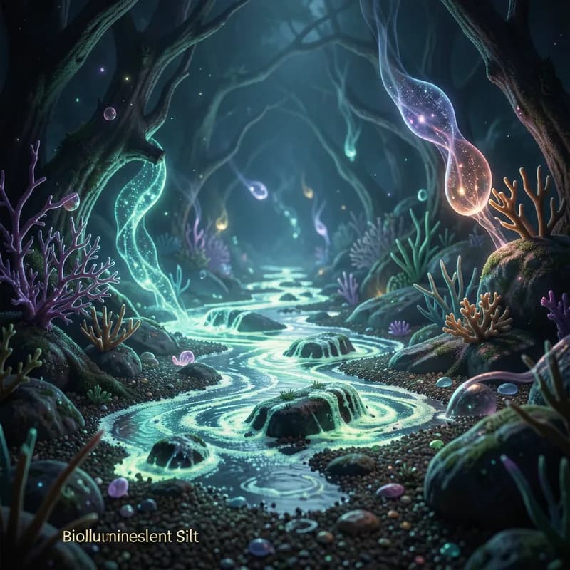 Bioluminescent Silt