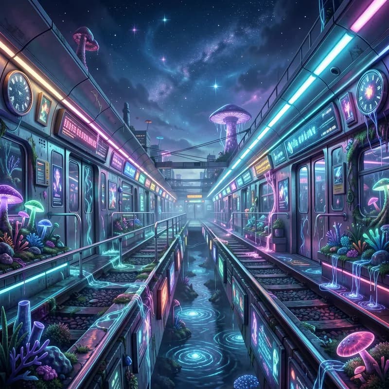 Bioluminescent Transit