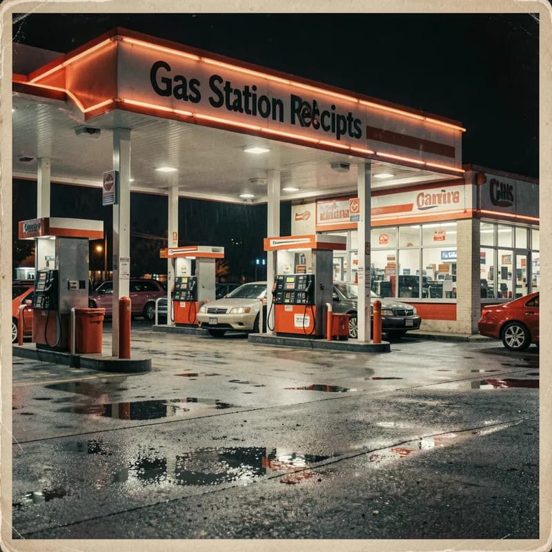 Gas Station Receipts