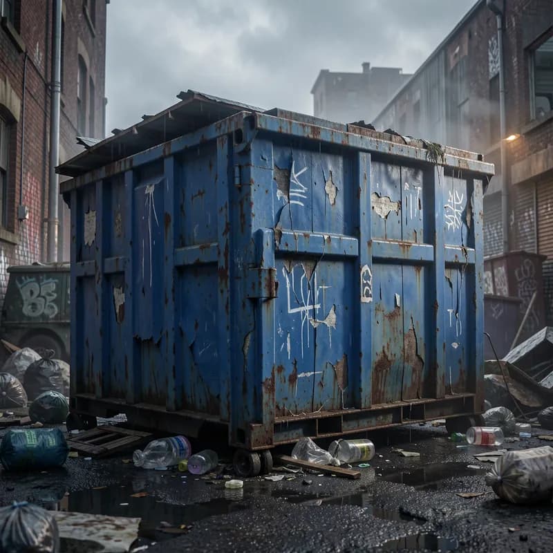 Dumpster Blue
