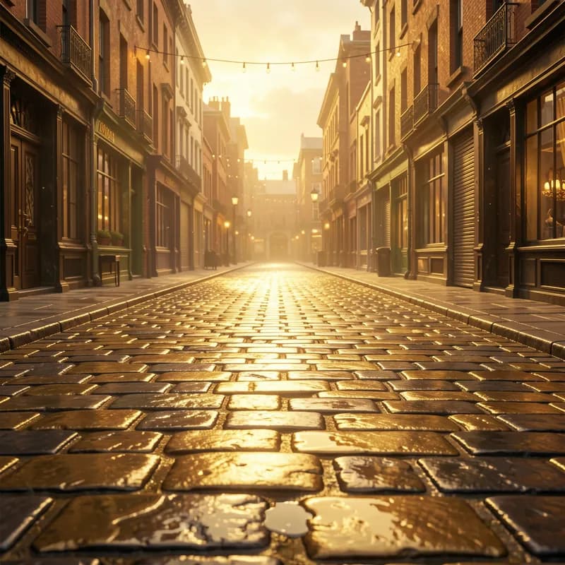 Gold on the Pavement
