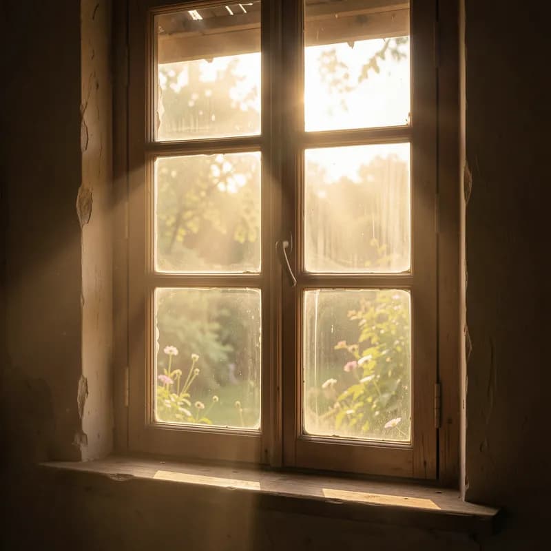 Morning Light Through the Pane
