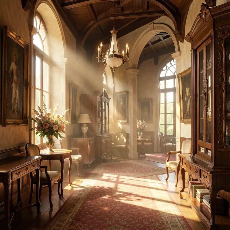 Morning Sunlight in the Hall