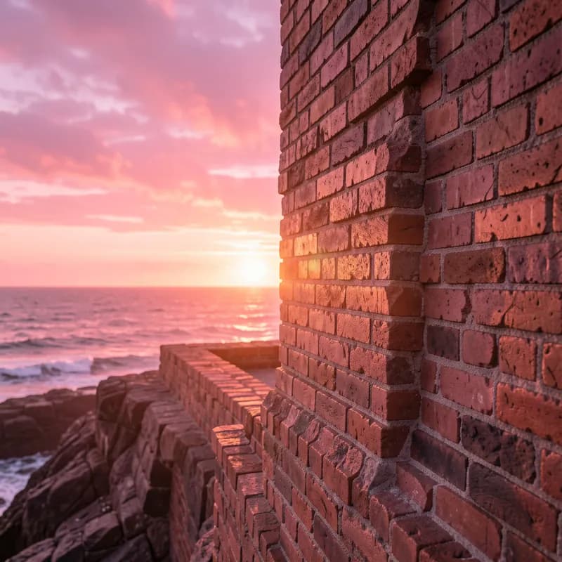 Pink Dawn on the Brick