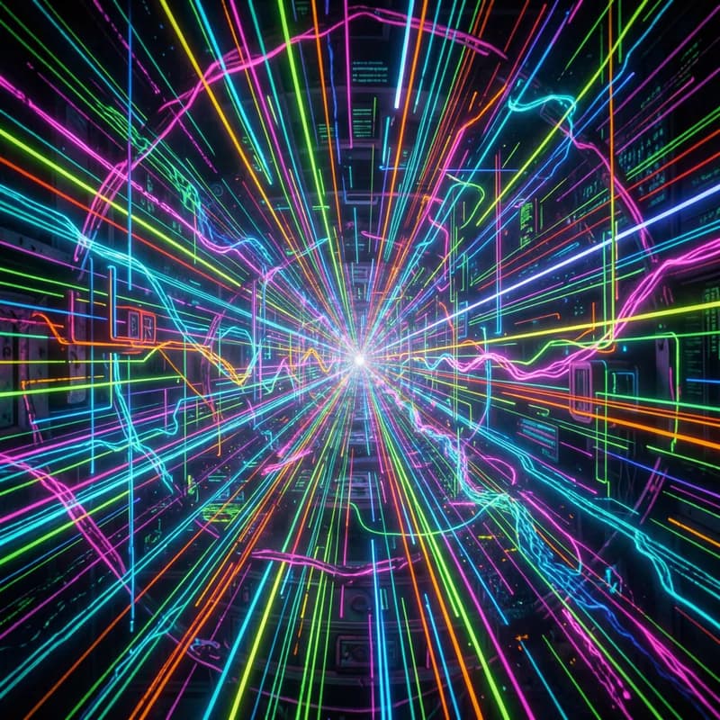 Fluorescent Static
