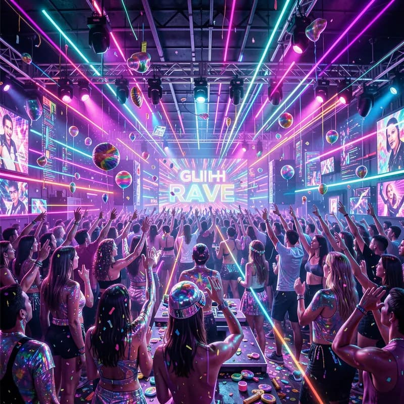 Glitch Candy Rave
