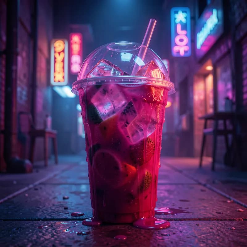 Neon Slushie Heartbreak