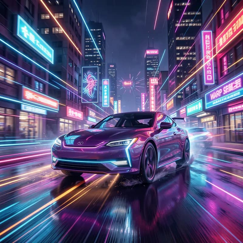 Neon Warp Speed