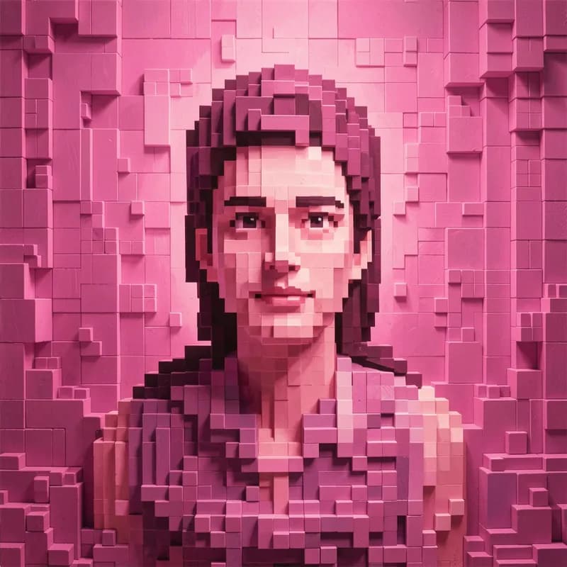 Pixelated Pink