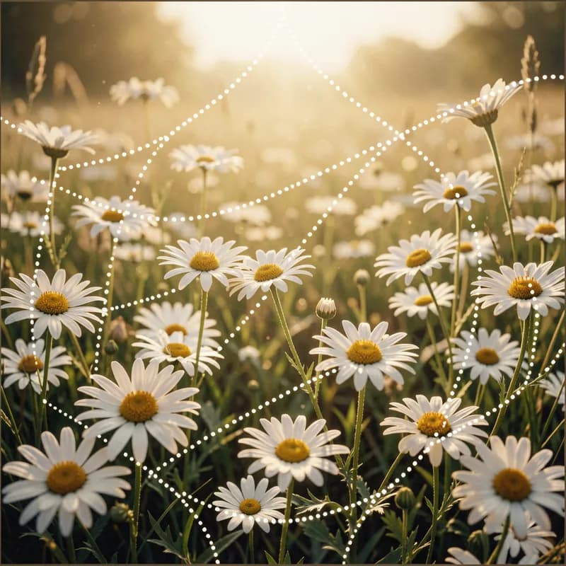Dotted Lines and Daisies