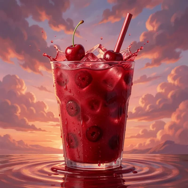 Cherry Slushie Skies