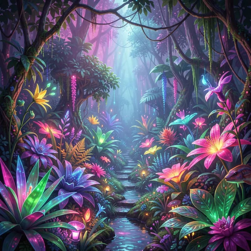 Fluorescent Garden