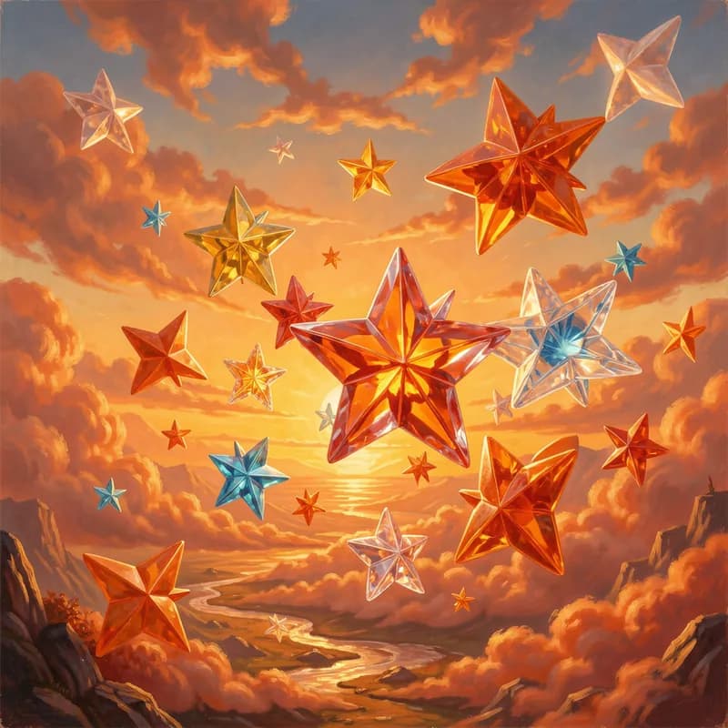 Plastic Stars & Tangerine Skies