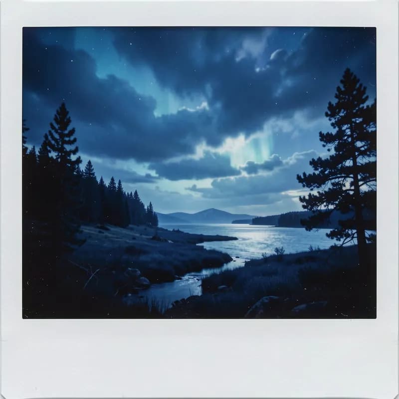 Polaroid Blue