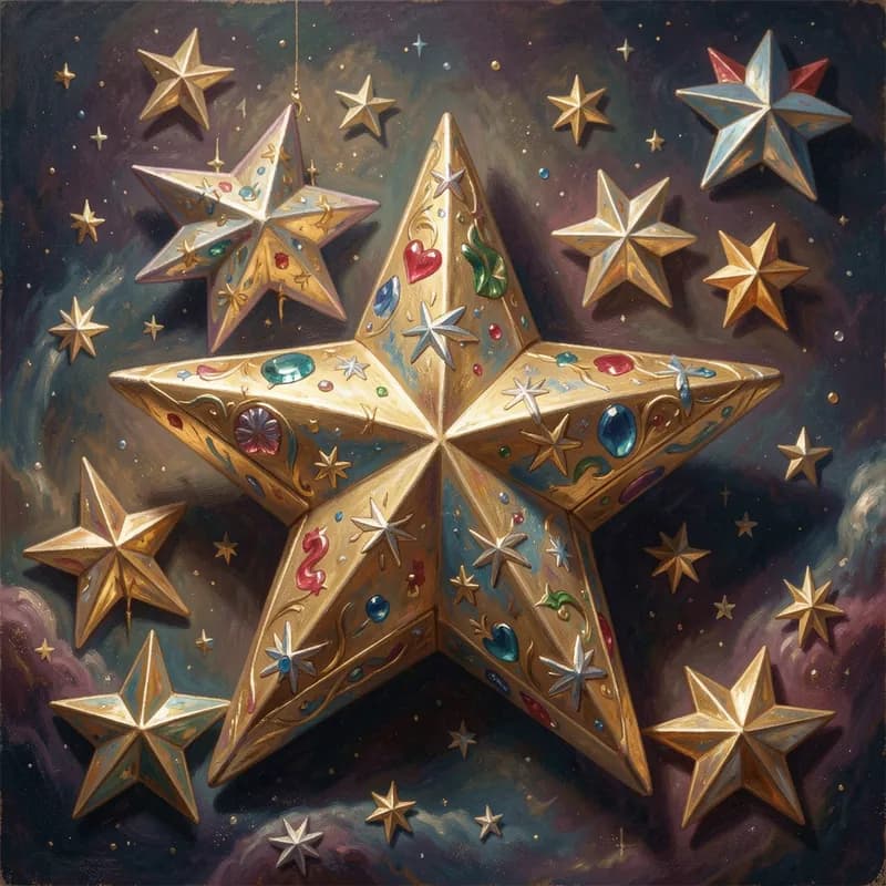 Sugar Wrapper Stars
