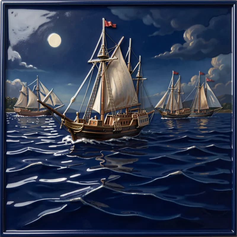 Navy Enamel