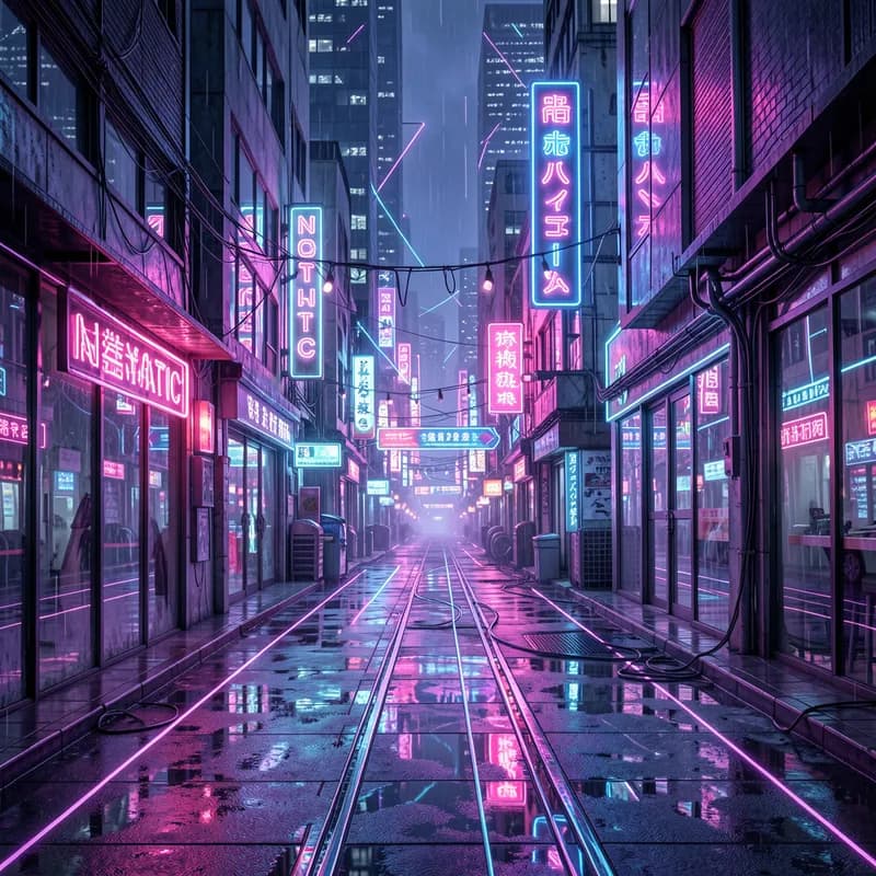 Neon Static