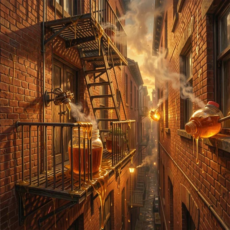 Honey on the Fire Escape