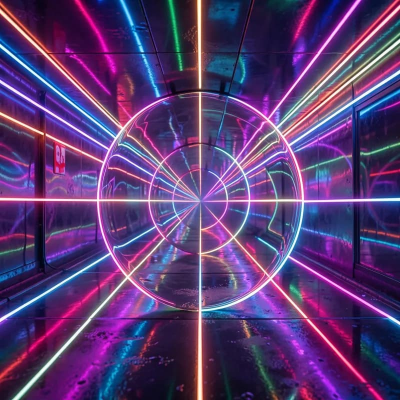 Neon Refraction