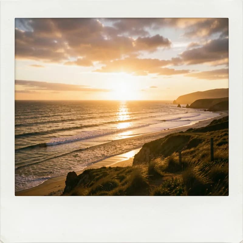 Golden Hour Polaroid