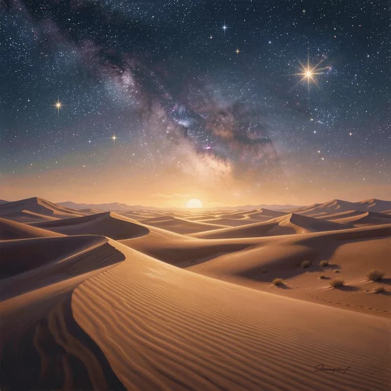 Star-Dusted Dunes