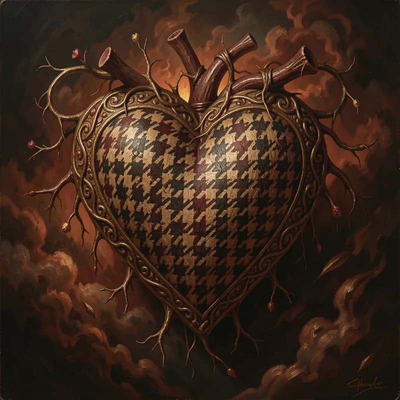 Houndstooth Heart
