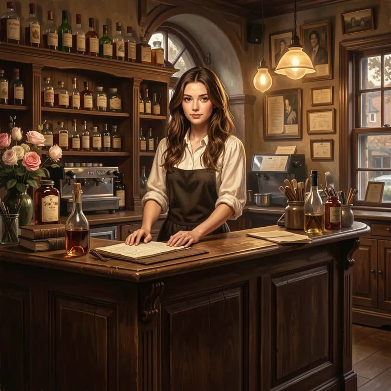 The Girl Behind The Counter