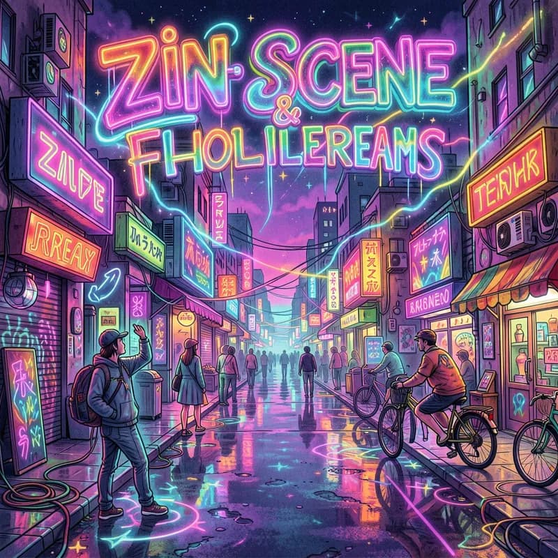 Zine Scene & Fluorescent Dreams