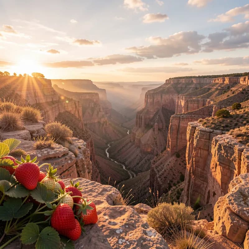 Strawberry Cliffs of Lydian Light
