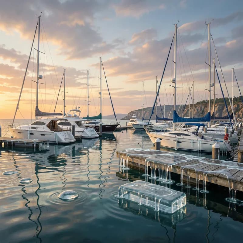 Melting Glass Marina
