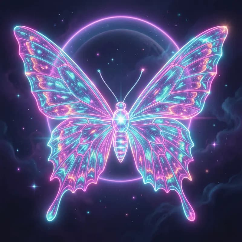 Opal Wings & Neon Halos