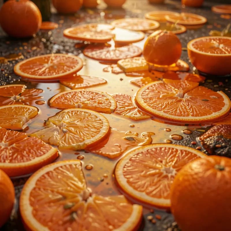 Tangerine Oil Slicks
