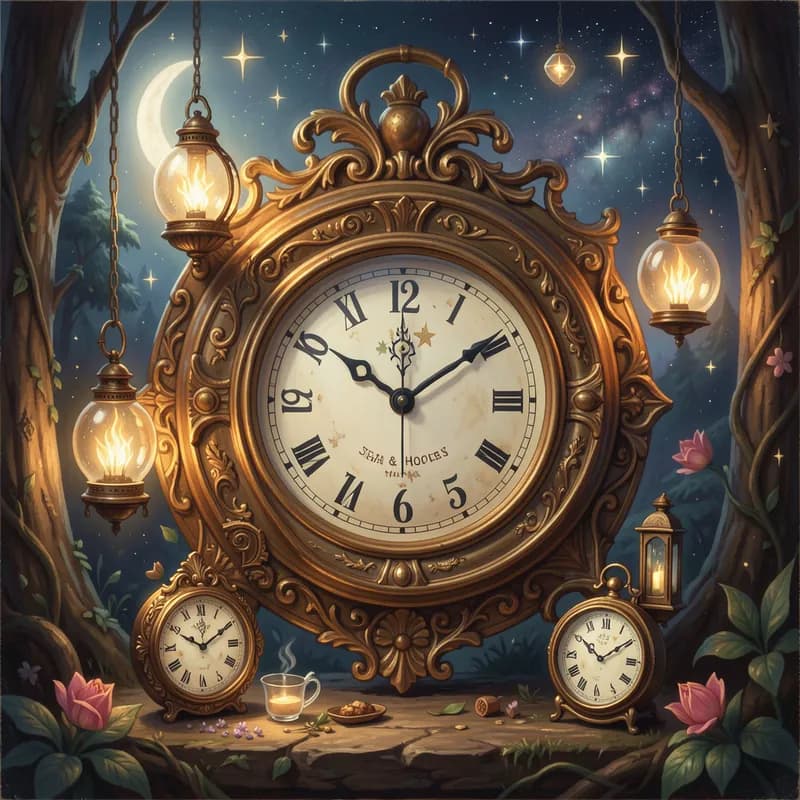 Starlight Tea & Honey Clocks
