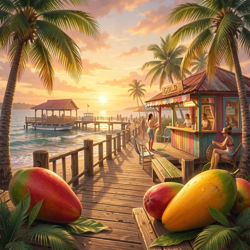 Mango Gold on the Boardwalk