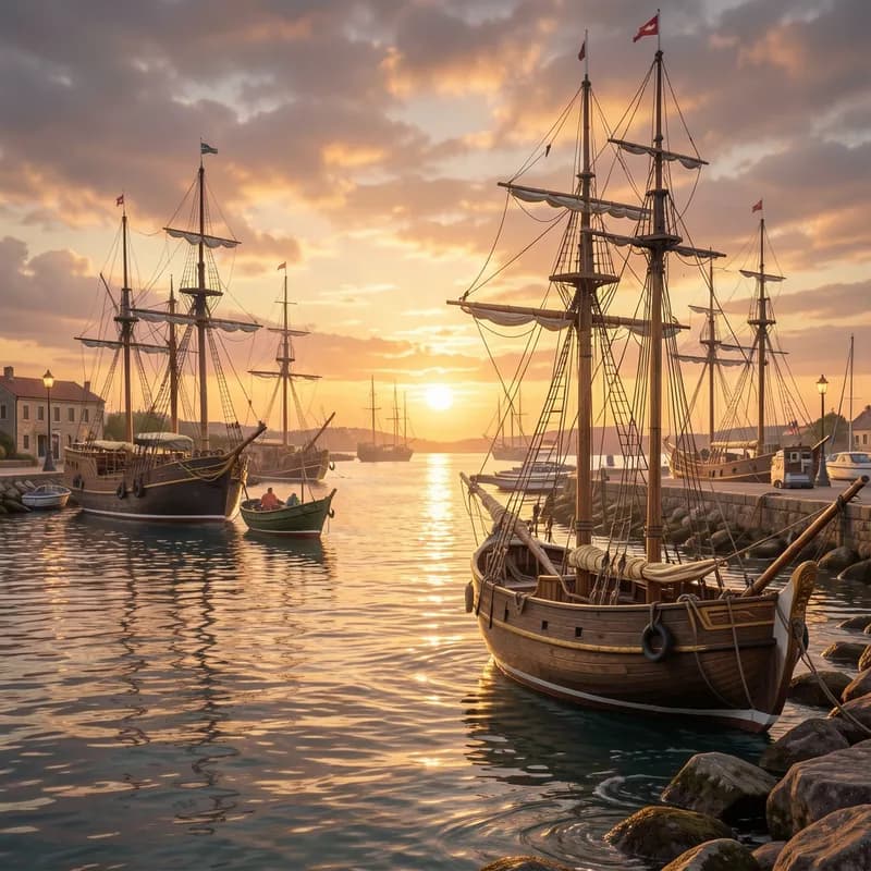 Sweet Gold on the Harbor